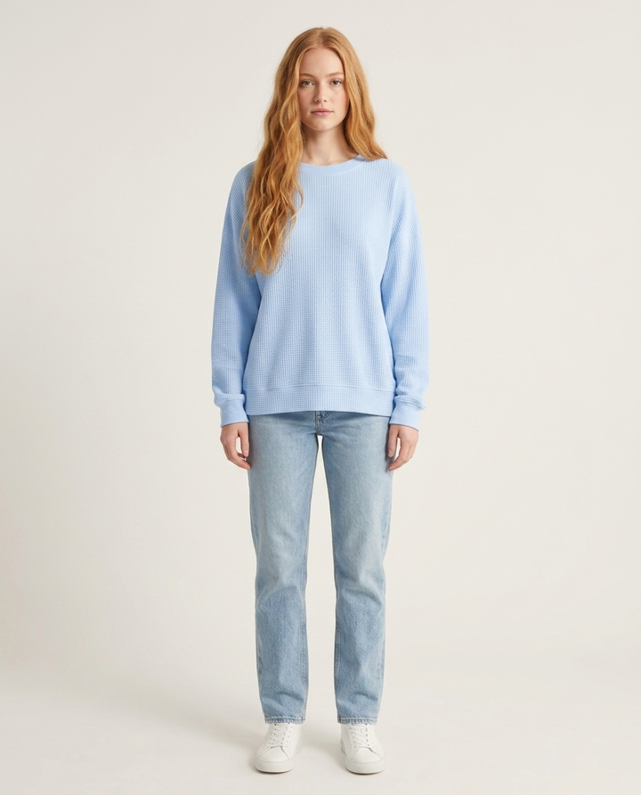 Women's Relaxed Fit Cotton Blend Sweater – Winter Collection – BN
