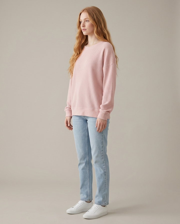 Women's Relaxed Fit Cotton Blend Sweater – Winter Collection – BN