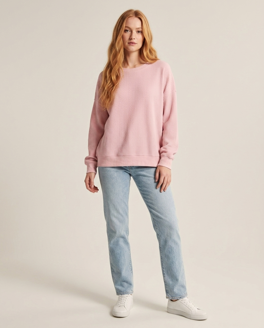 Women's Relaxed Fit Cotton Blend Sweater – Winter Collection – BN
