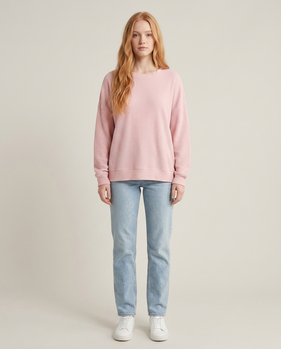 Women's Relaxed Fit Cotton Blend Sweater – Winter Collection – BN