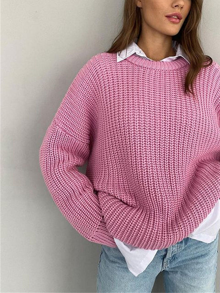 Women's Oversized Chunky Knit Sweater – Winter Collection – Brand New