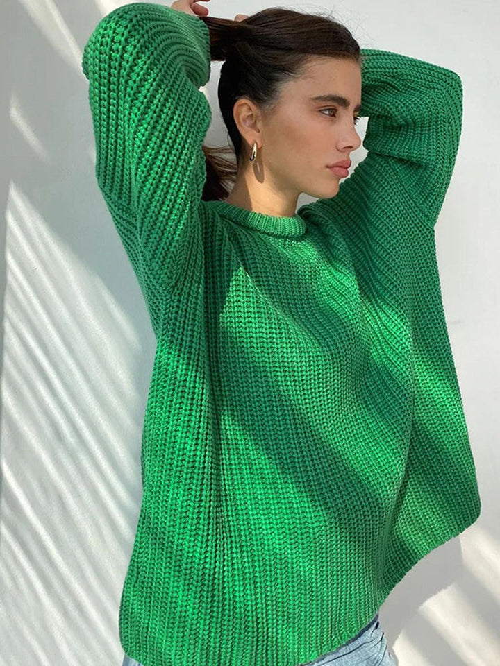 Women's Oversized Chunky Knit Sweater – Winter Collection – Brand New