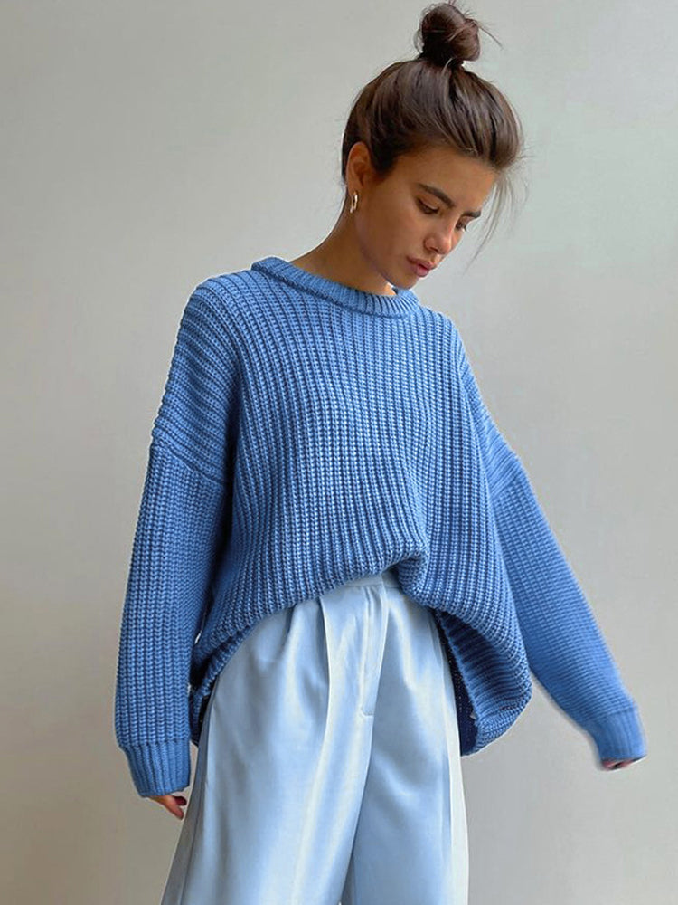 Women's Oversized Chunky Knit Sweater – Winter Collection – Brand New