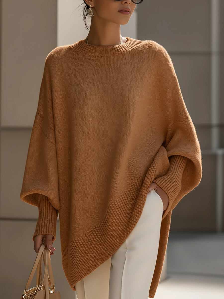 Women's Oversized Round Neck Jumper - Winter Collection - BN