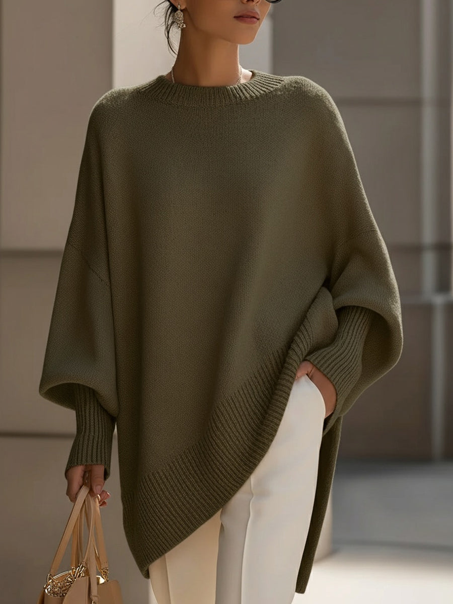 Women's Oversized Round Neck Jumper - Winter Collection - BN