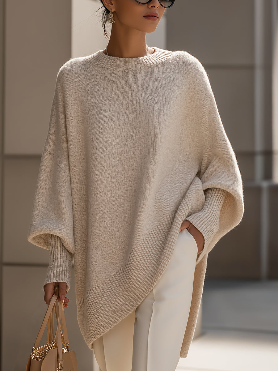 Women's Oversized Round Neck Jumper - Winter Collection - BN