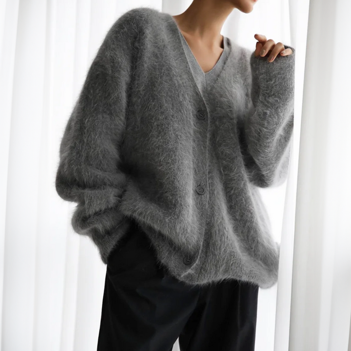 Women's Long Sleeve Knitted Cardigan – Casual Style – BN