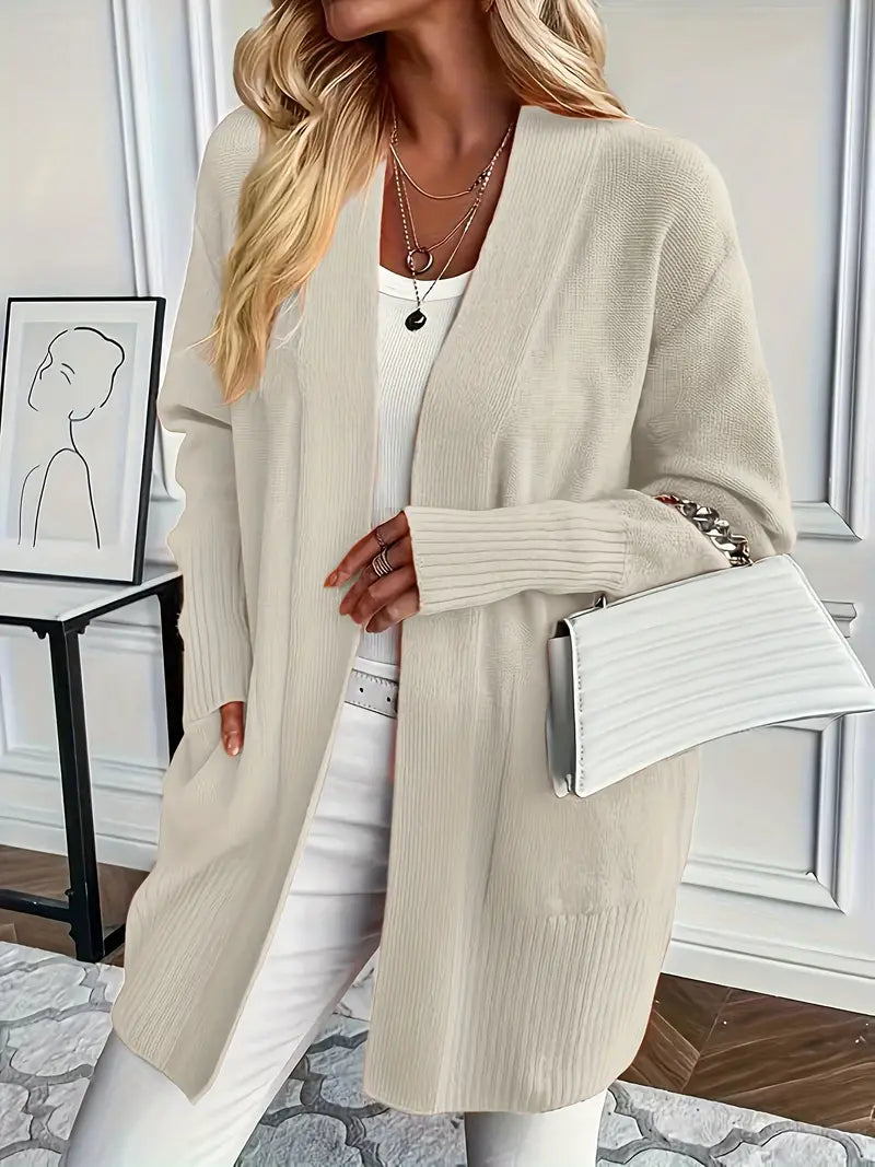 Winter Women's Knitted Gilet with Pockets – BN