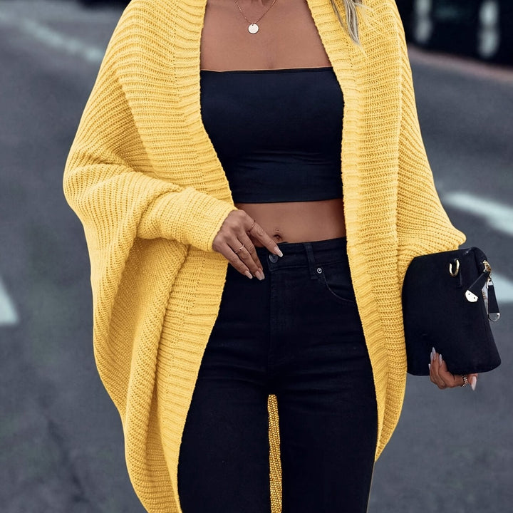 Women's Oversized Chunky Knit Batwing Cardigan – Winter Collection – BN