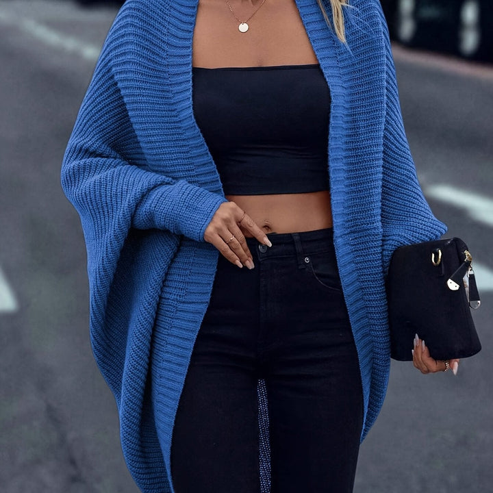 Women's Oversized Chunky Knit Batwing Cardigan – Winter Collection – BN