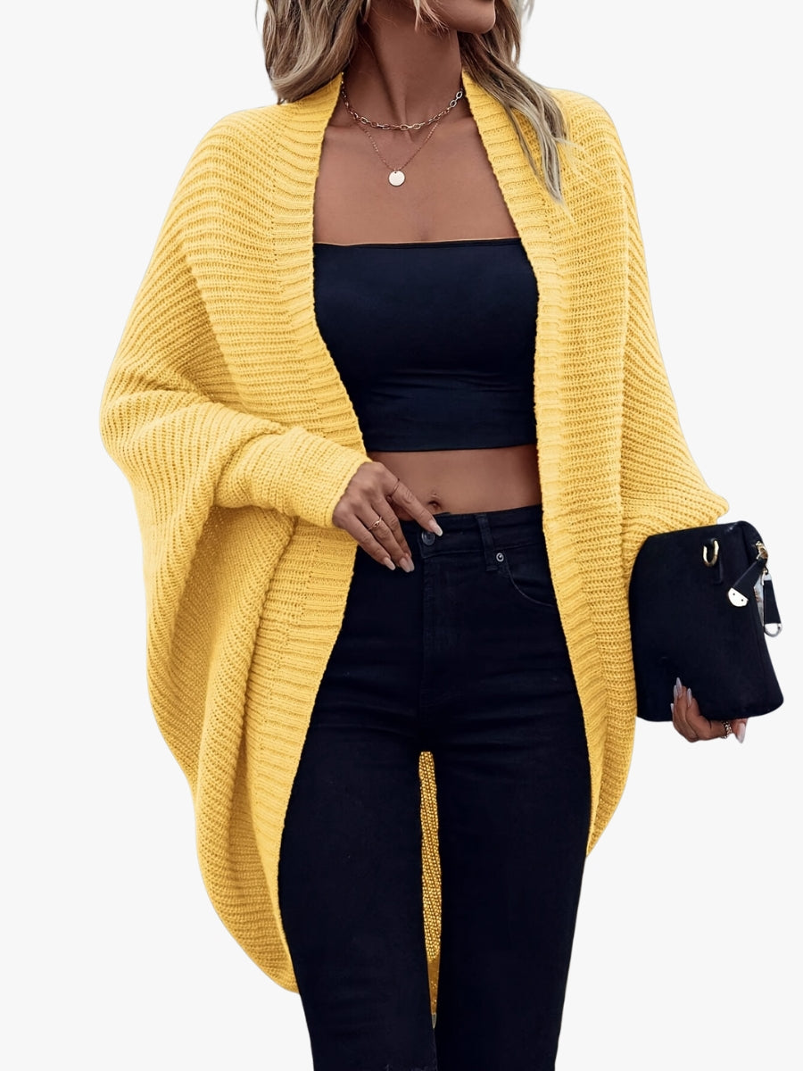 Women's Oversized Chunky Knit Batwing Cardigan – Winter Collection – BN