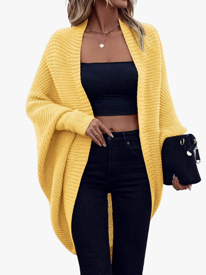 Women's Oversized Chunky Knit Batwing Cardigan – Winter Collection – BN