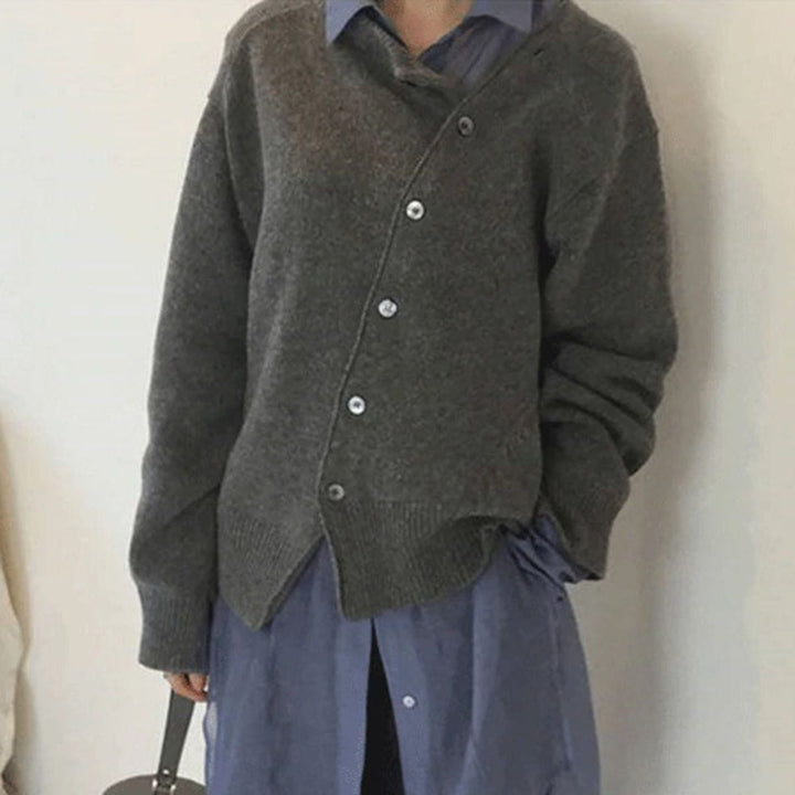 Women's Button-Up Cashmere Cardigan – Winter Collection – BN