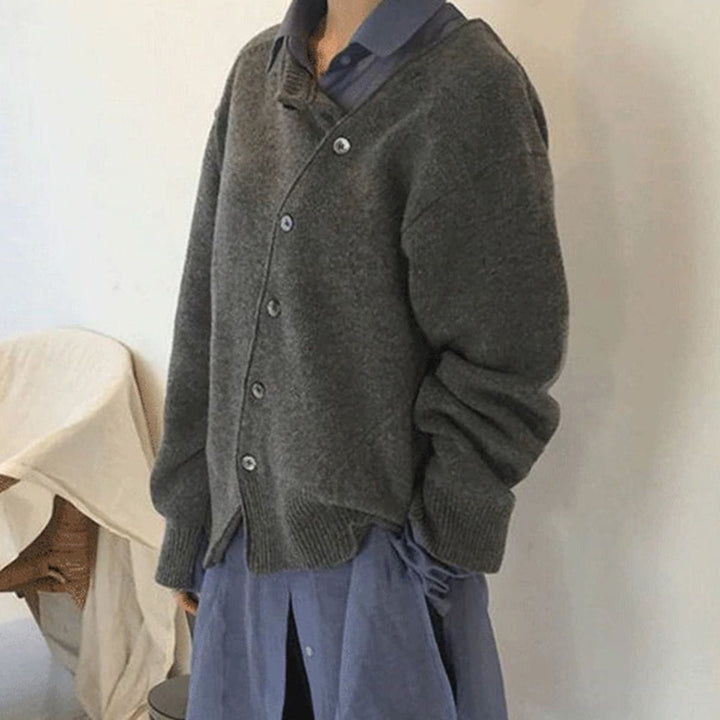 Women's Button-Up Cashmere Cardigan – Winter Collection – BN