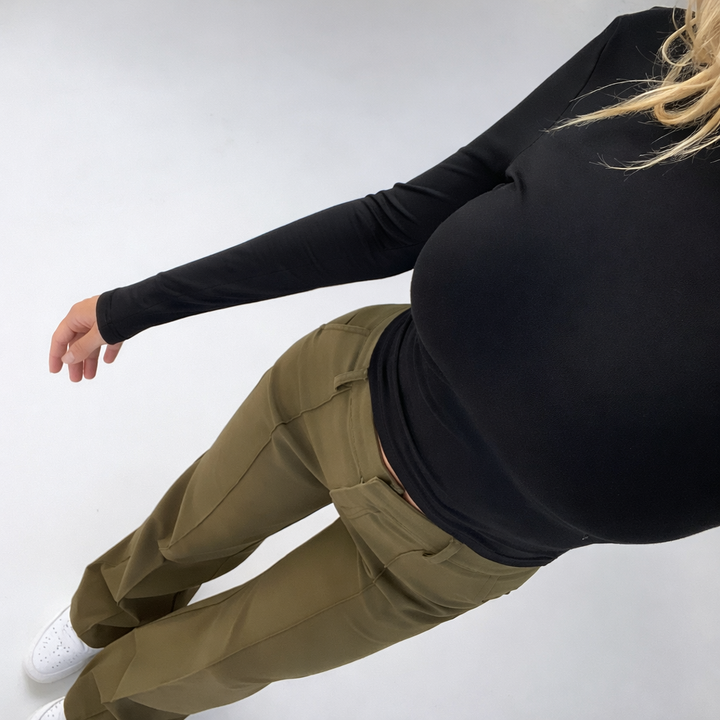 Isolde | High-Waisted Straight-Leg Trousers
