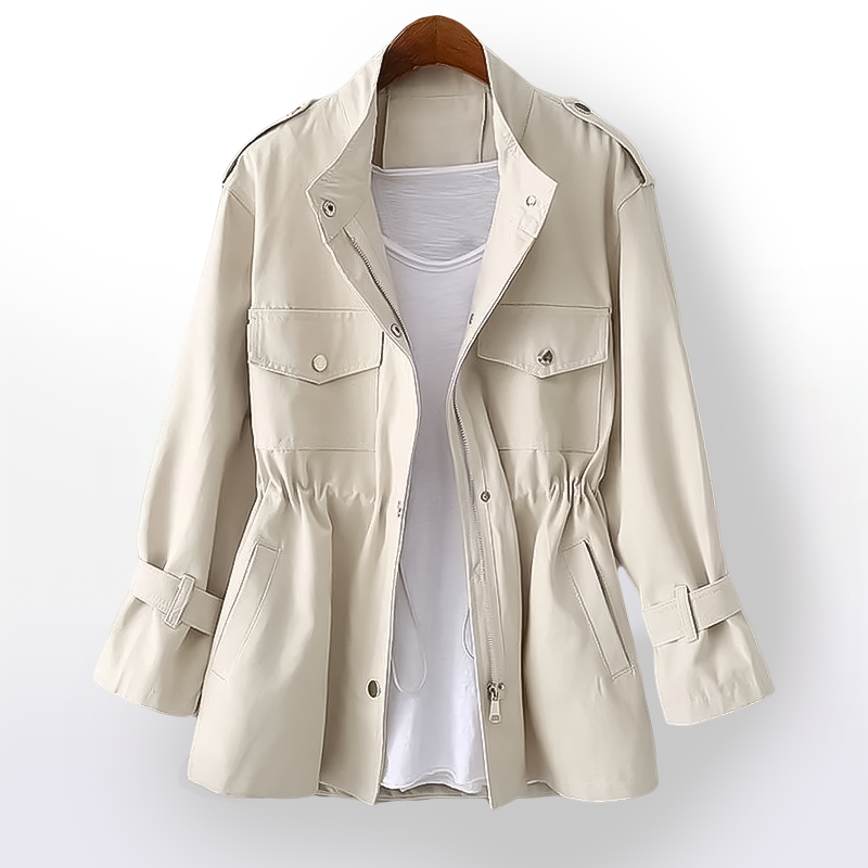 June | Contemporary Zip-Up Trench Coat