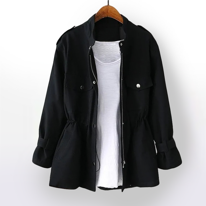 June | Contemporary Zip-Up Trench Coat