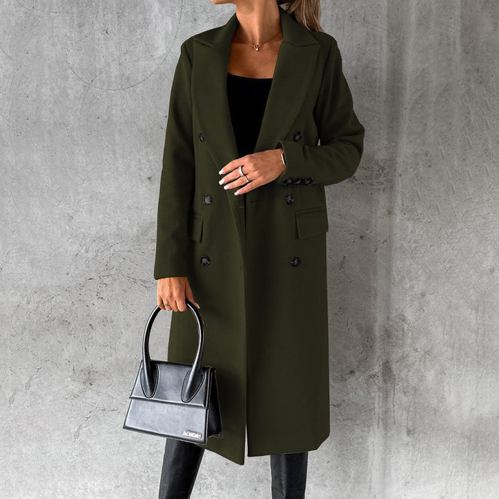 Charlene | Double-Breasted Winter Trench Coat