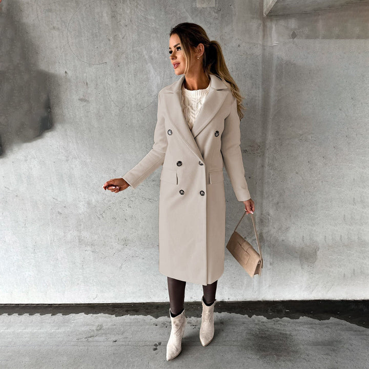 Charlene | Double-Breasted Winter Trench Coat