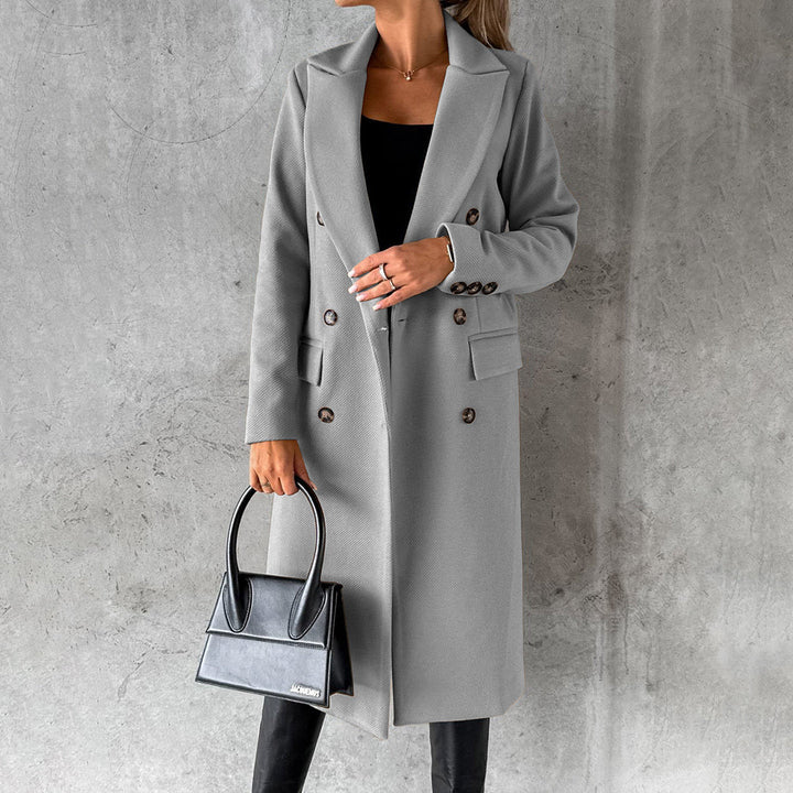 Charlene | Double-Breasted Winter Trench Coat
