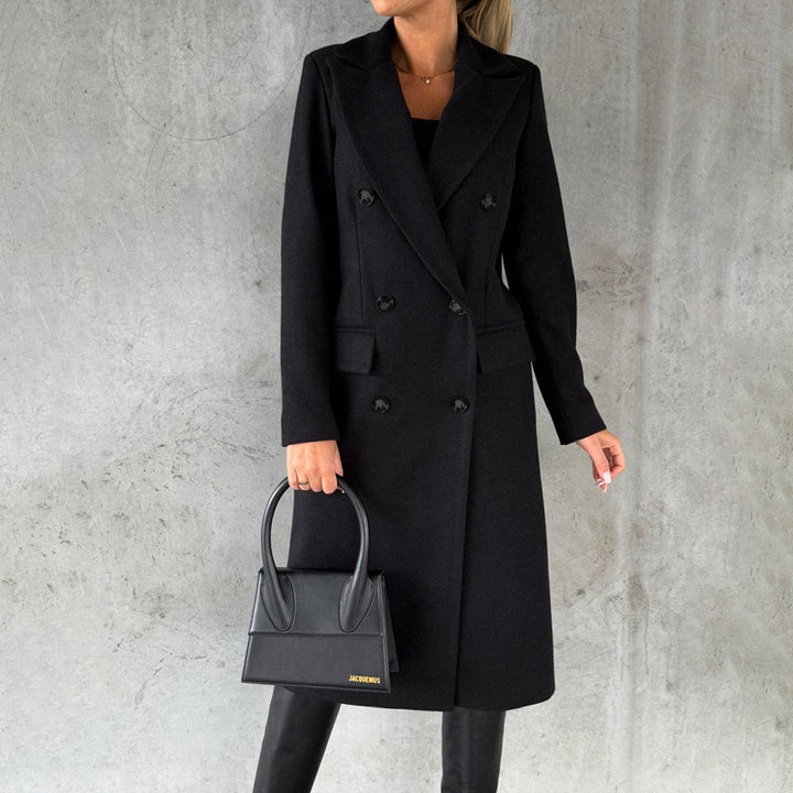 Charlene | Double-Breasted Winter Trench Coat