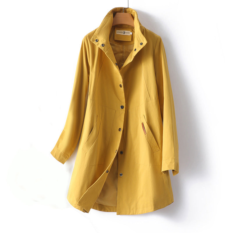 Mathilda | Elegant Midi Trench Coat