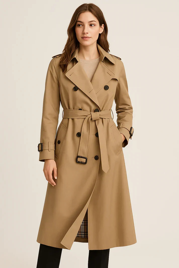Meggy | Stylish Double Button Trench Coat