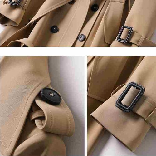 Meggy | Stylish Double Button Trench Coat