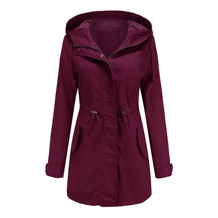 Fay | Hooded Cotton Trench Coat
