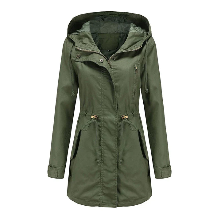 Fay | Hooded Cotton Trench Coat