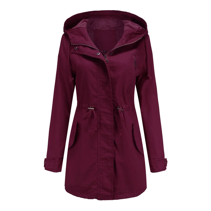 Fay | Hooded Cotton Trench Coat
