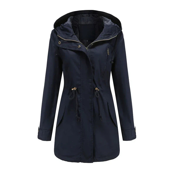 Fay | Hooded Cotton Trench Coat