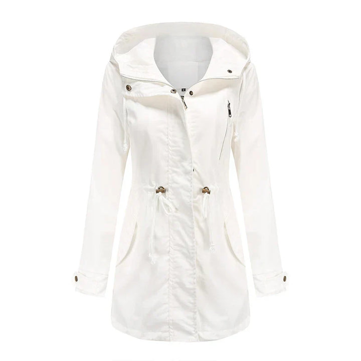 Fay | Hooded Cotton Trench Coat