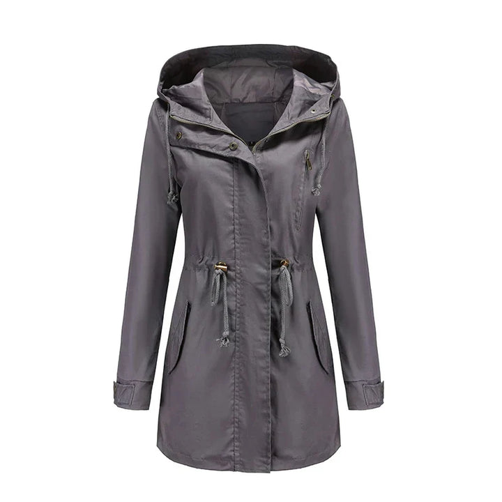 Fay | Hooded Cotton Trench Coat