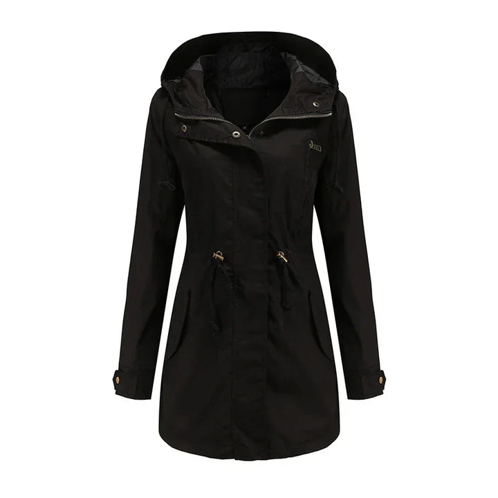 Fay | Hooded Cotton Trench Coat