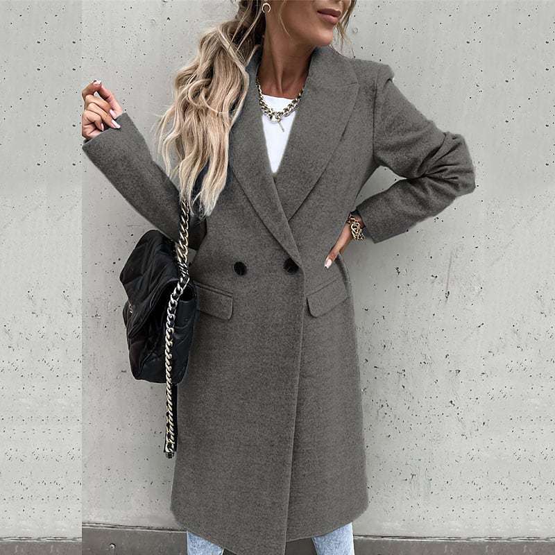Dayna | Stylish Button-Detail Trench Coat