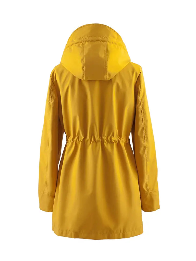 Deveney | Hooded Windproof Trench Coat