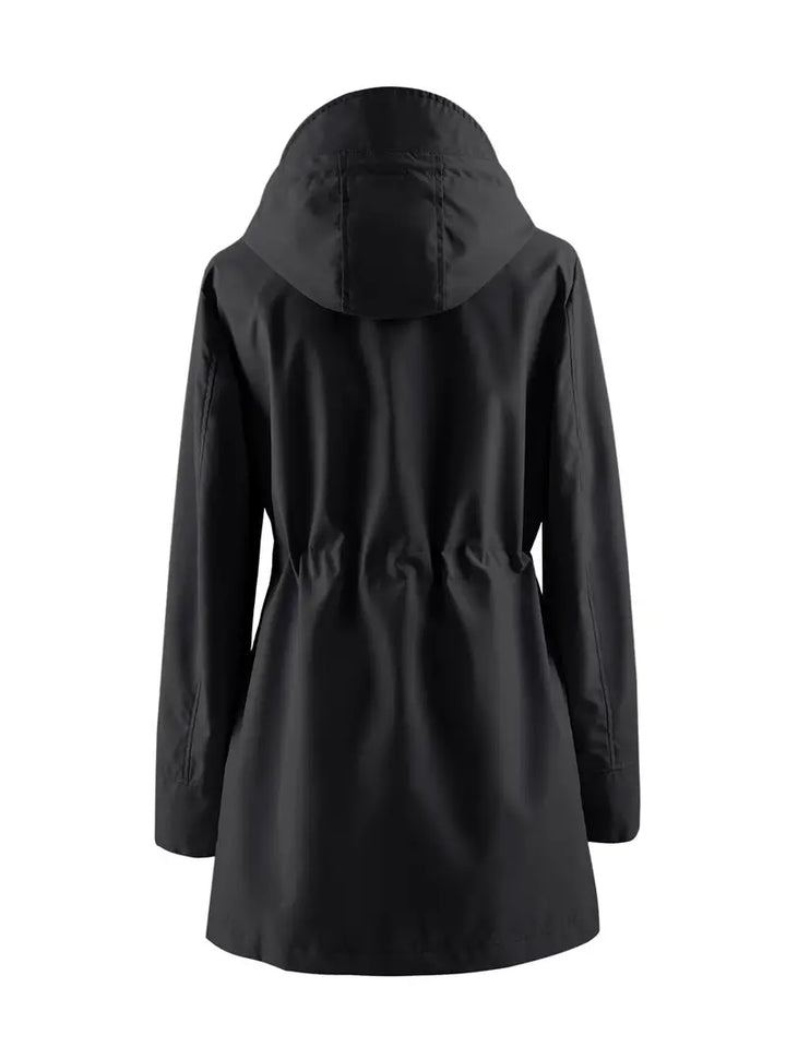 Deveney | Hooded Windproof Trench Coat