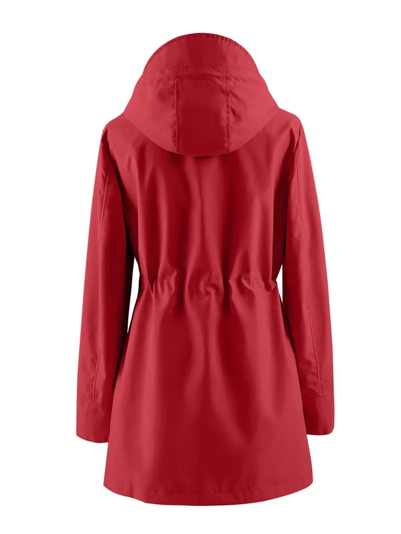 Deveney | Hooded Windproof Trench Coat