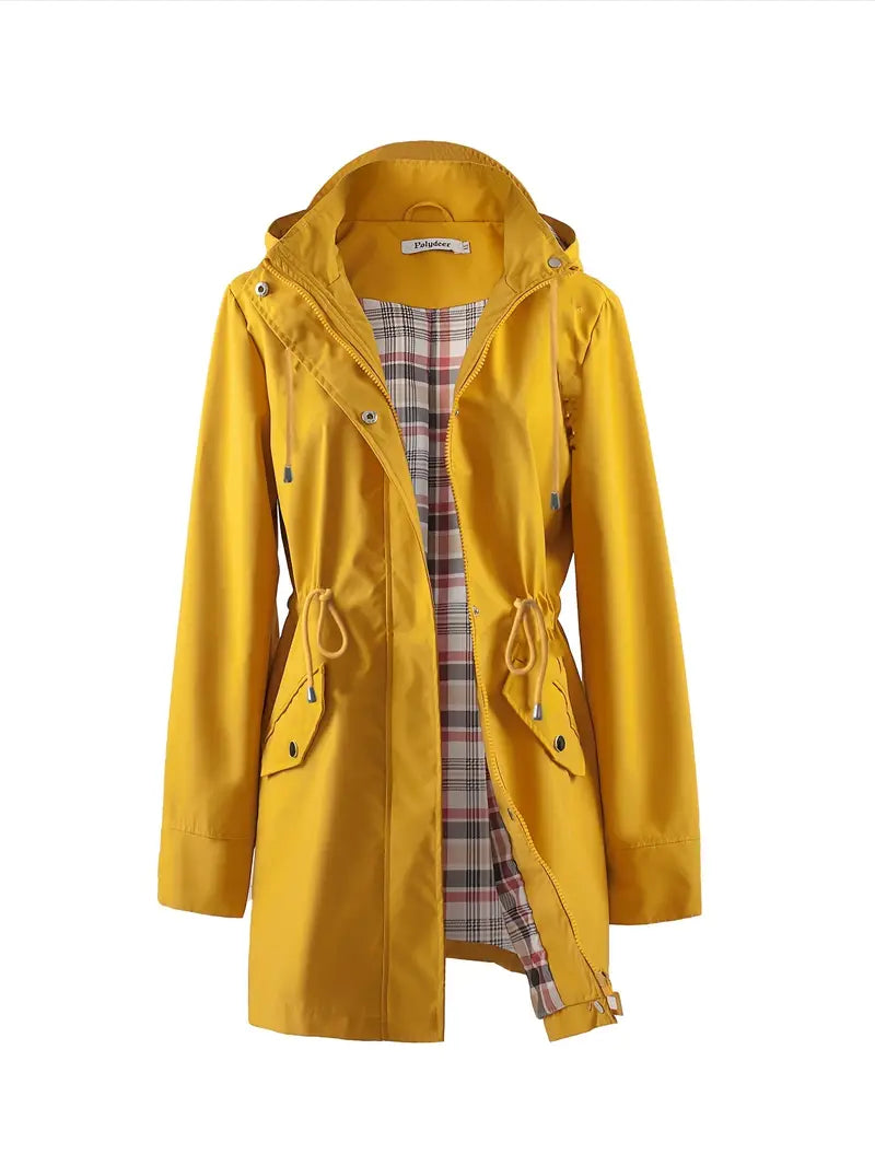Deveney | Hooded Windproof Trench Coat