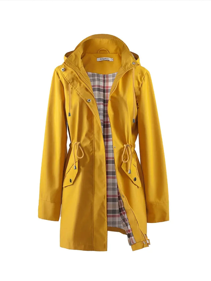 Deveney | Hooded Windproof Trench Coat