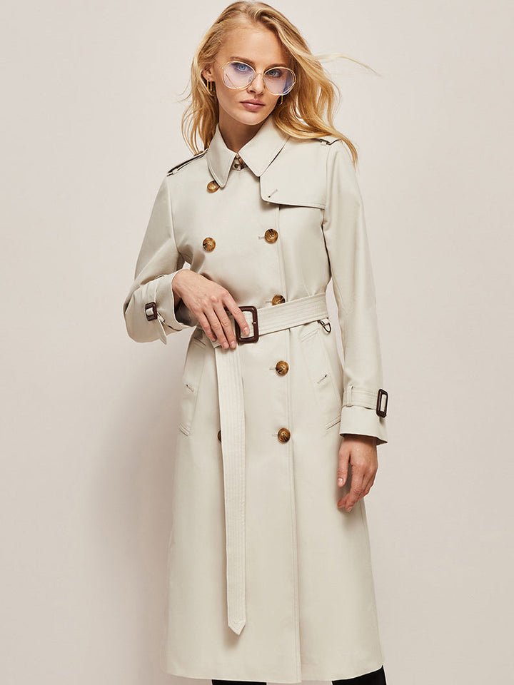 Amilia | Timeless Long Trench Coat