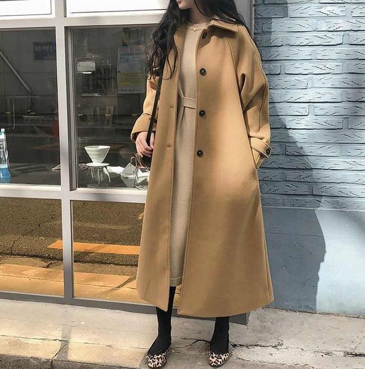 Anora | Stylish Long Winter Trench Coat