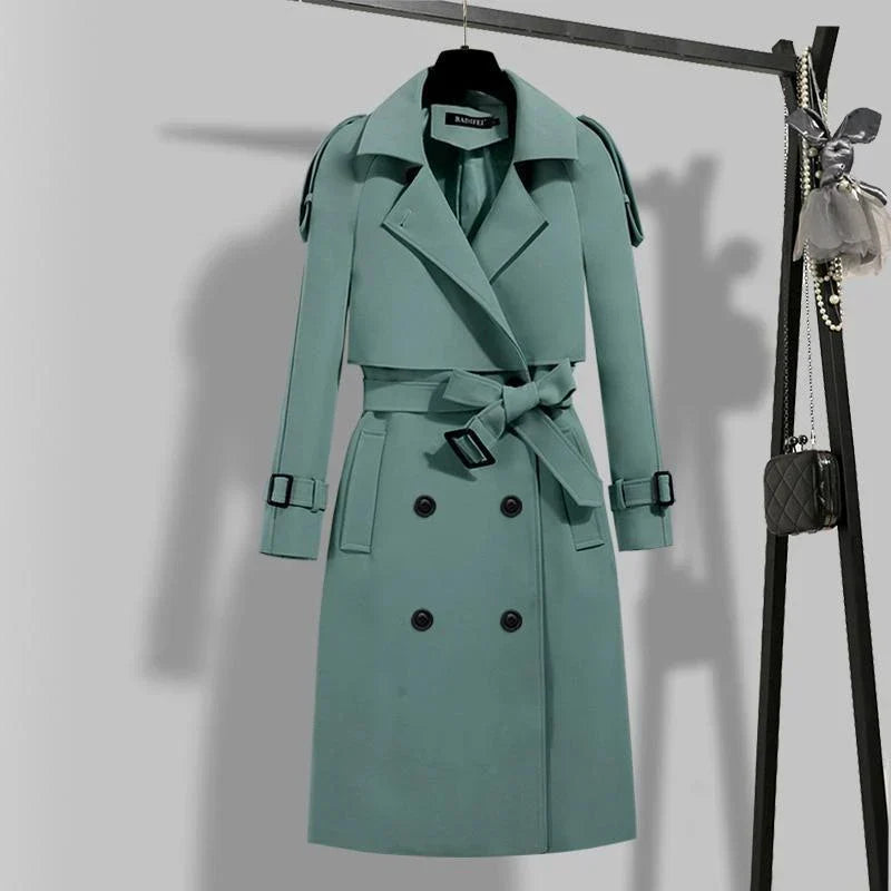 Novalie | Stylish Belted Trench Coat