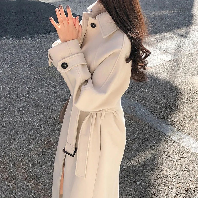 Calista | Long Waterproof Trench Coat