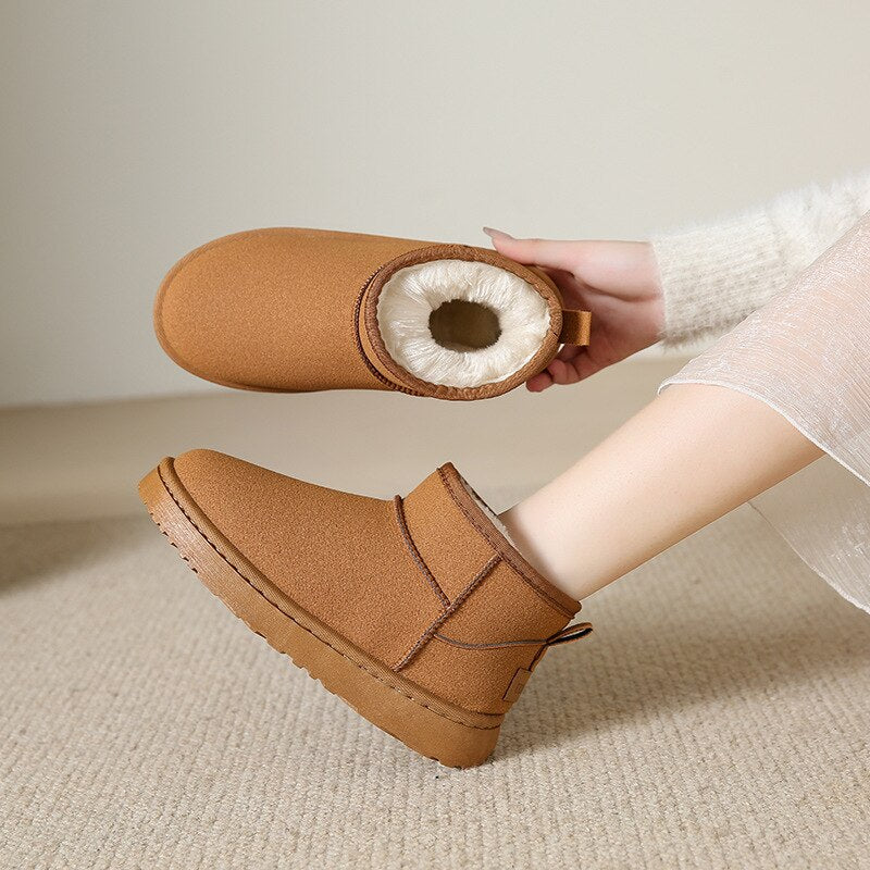 Debi | Swedish Ankle Boots Featuring Cozy Fur Lining