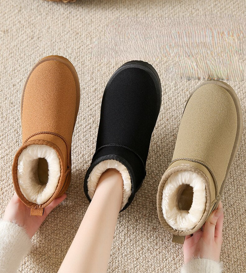 Debi | Swedish Ankle Boots Featuring Cozy Fur Lining