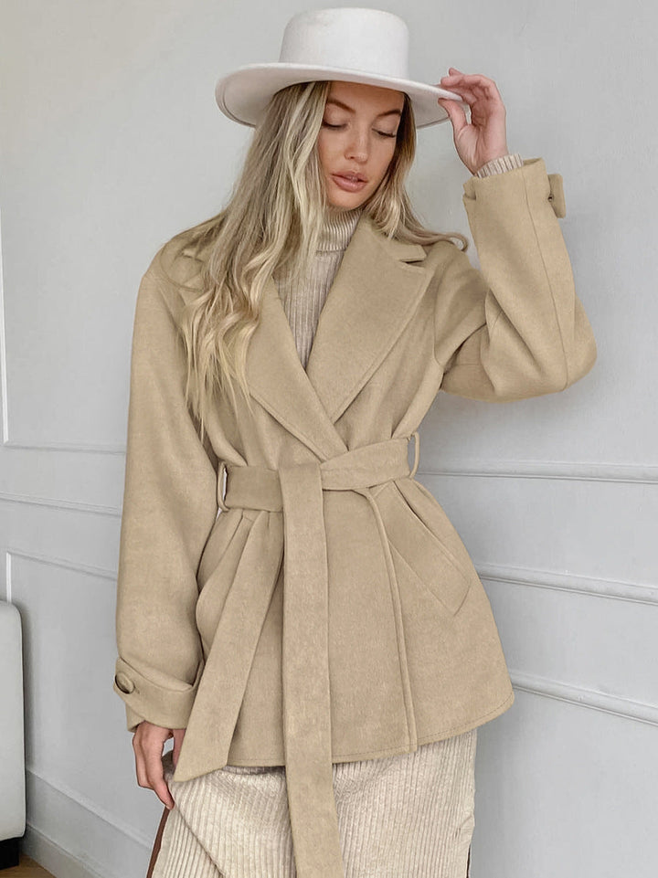 Jyll | Chic Drawstring Trench Coat