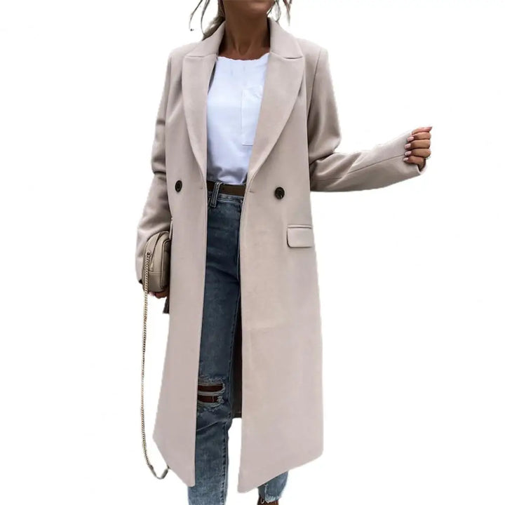 Cassie | Elegant Long Winter Trench Coat