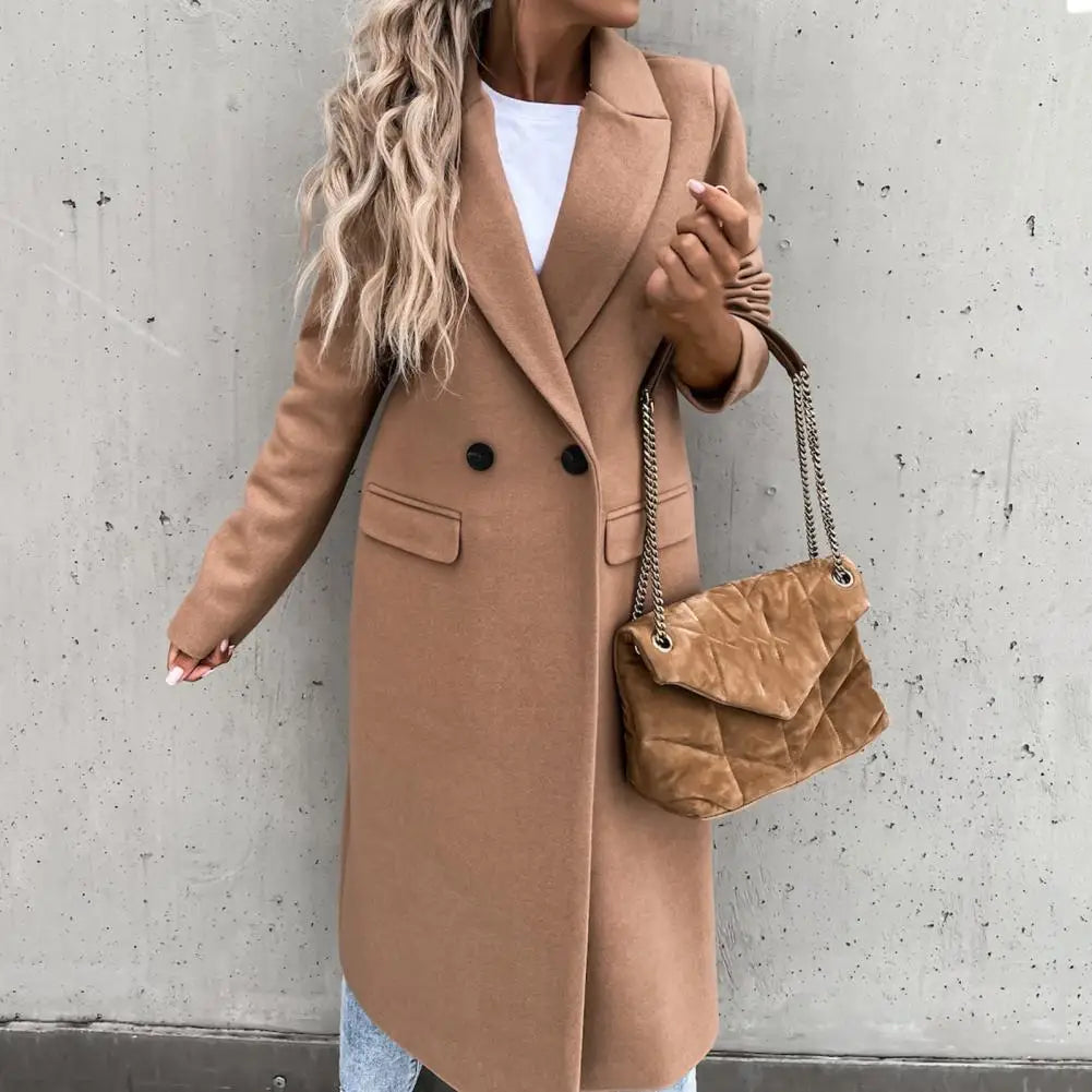 Cassie | Elegant Long Winter Trench Coat